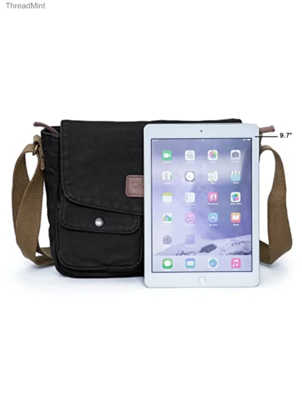 Vintage Canvas Messenger Bag Crossbody Shoulder Military Satchel